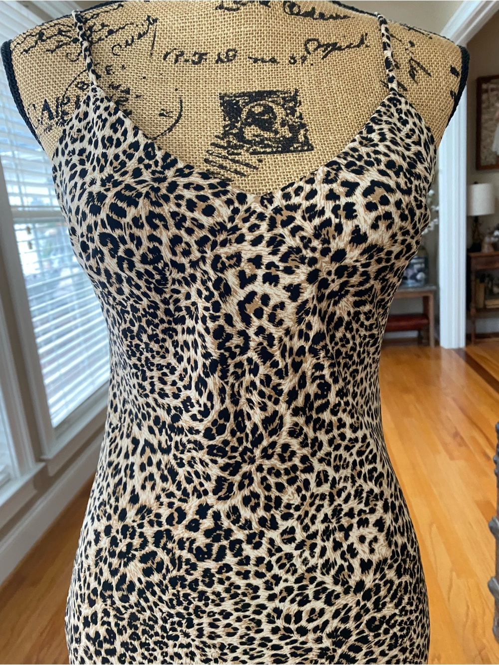Sexy Audrey 3+1 Leopard Print Slip Tank Dress Size: S - Picture 2 of 8